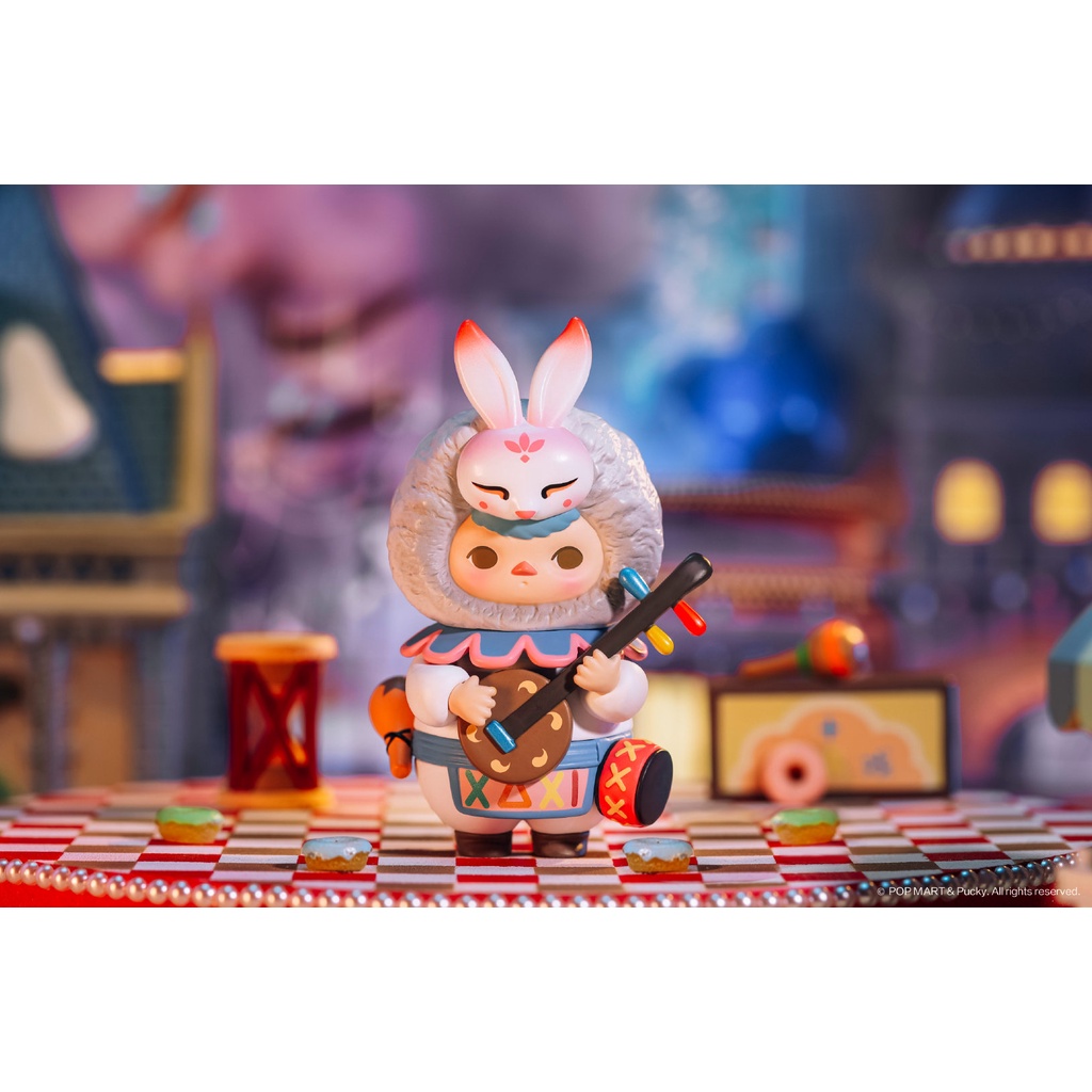 Pop mart popmart Đồ Chơi Nghệ Thuật Lễ Hội Khóa Hộp Mù Dễ Thương Làm Quà Tặng Cho Bé