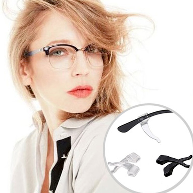 Giá đỡ mắt kính bằng silicon mềm trong suốt chống trượt tiện dụng
