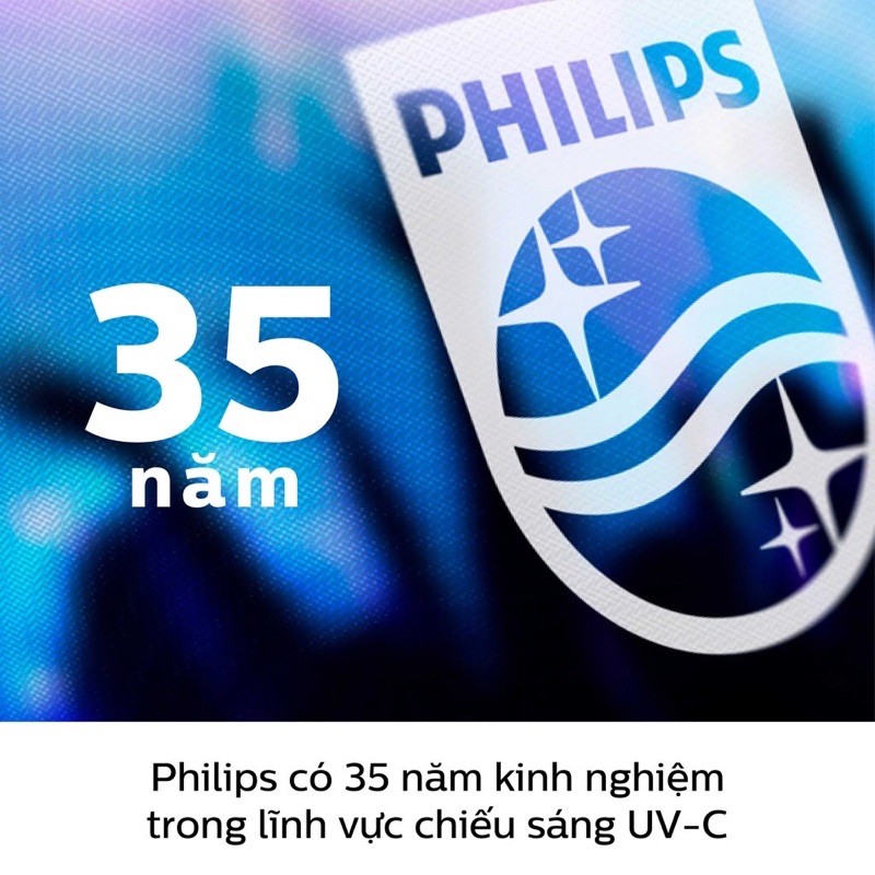 đèn bàn diệt khuẩn - khử trùng UVC Philips - hàng chính hãng - vô hiệu vỉrus SAR COVI 2