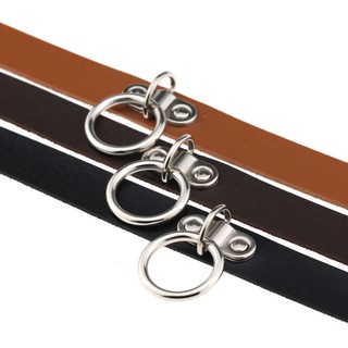 Nan-có thể điều chỉnh thời trang nữ cổ da punk đinh tán tình yêu khóa cổ O Ring