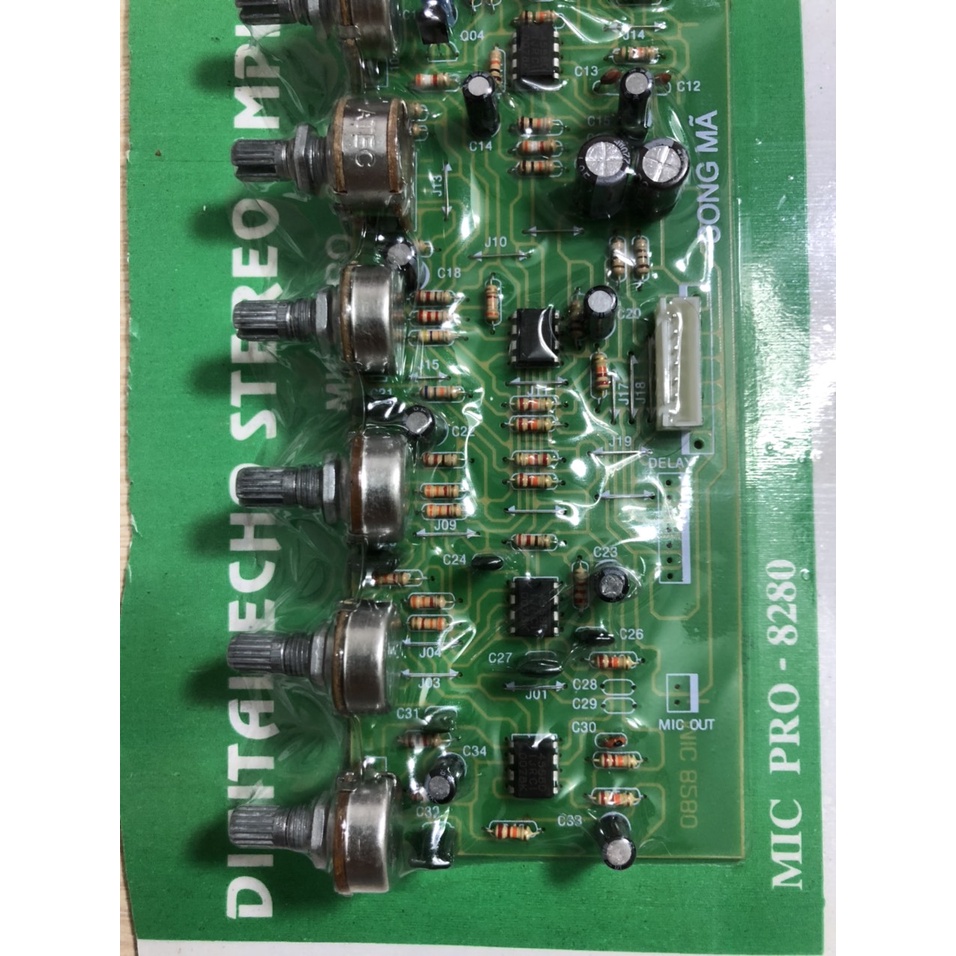 BO MẠCH KHUẾCH ĐẠI MICRO MIC PRO-8280