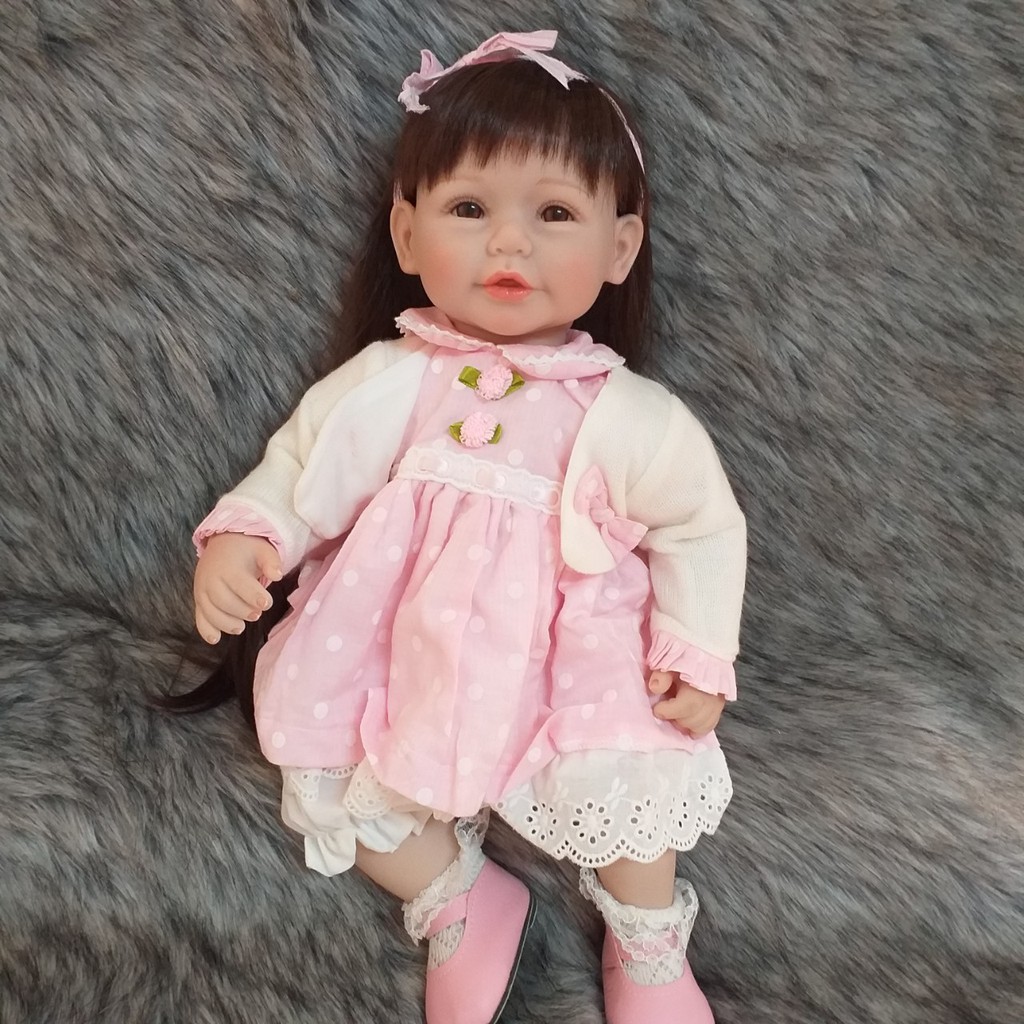 Búp bê 50 cm Gòn Tái Sinh NPK - Baby Silicone Reborn Handmade Dolls 20 inch