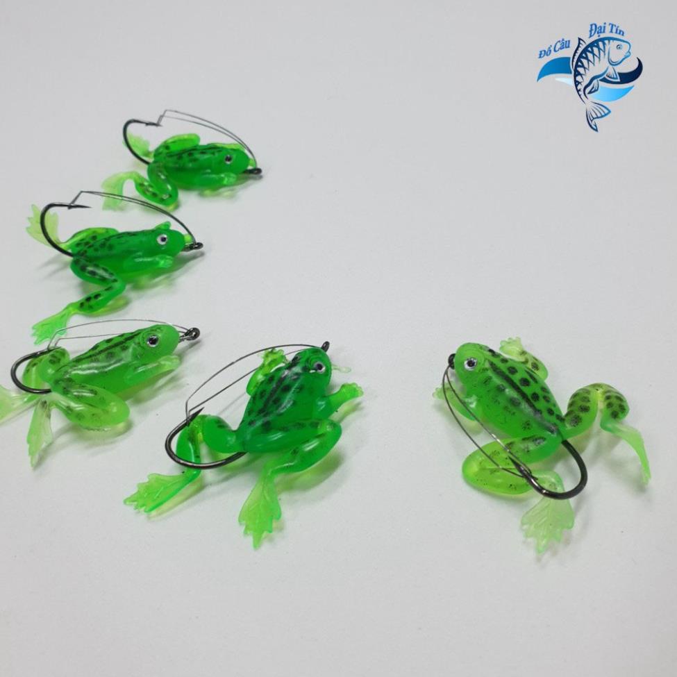 Mồi câu lure nhái silicon có lưỡi chống vướng Mồi giả siêu bền Đồ Câu Việt Bắc _ shop đồ câu Phía bắc