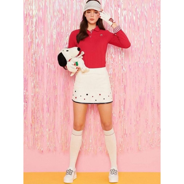 Áo polo golf snoopy Nữ xuất dư xịn VNXK