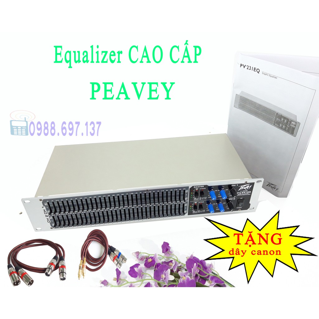 lọc xì Peavey 231EQ - lọc âm thanh cao cấp equalizer