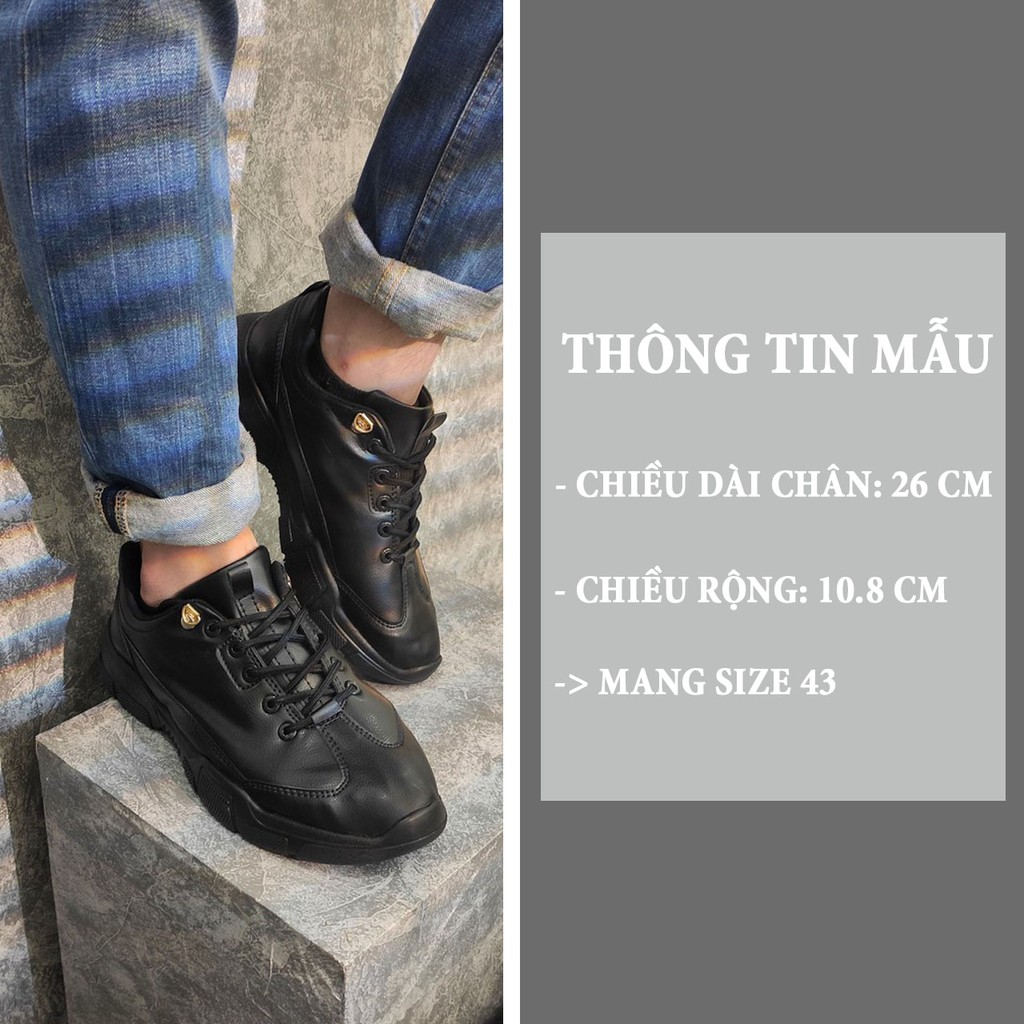 [Mã FAMALLT5 giảm 15% đơn 150K] Giày sneaker nam MĐ G882 đen