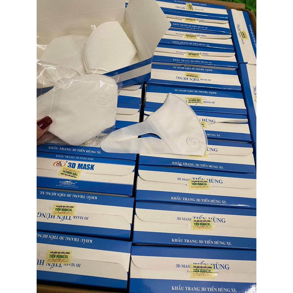 Khẩu trang 3D Mask công nghệ Nhật Bản chống bụi bẩn - Khẩu trang 3D Mask hộp 50 cái | BigBuy360 - bigbuy360.vn