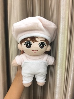 [Outfit Doll 20cm] Set yếm áo và mũ nồi lông thú