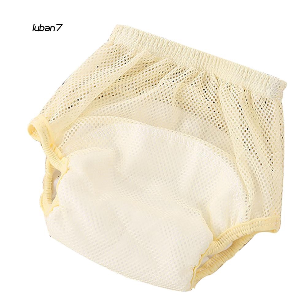 Set 7 Quần Tã Cotton Phối Lưới Thoáng Khí Thời Trang Mùa Hè Cho Bé