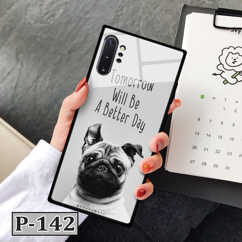 Ốp Samsung Galaxy Note 10 Plus - lưng kính in hình 3D