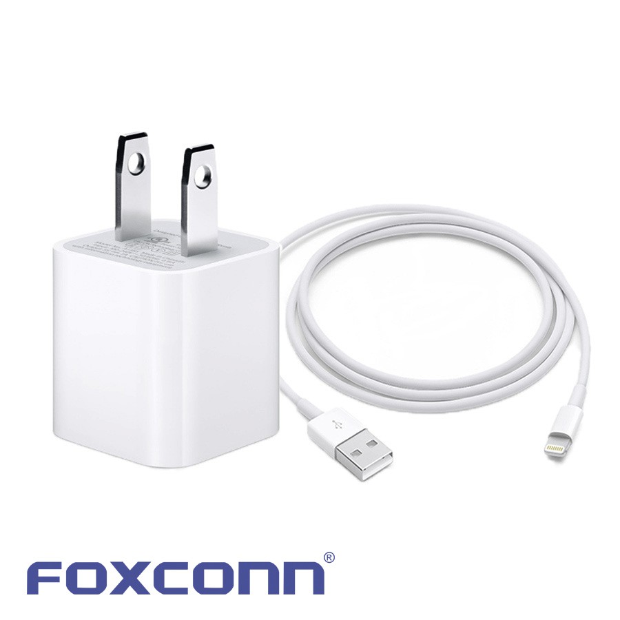 Cáp sạc Iphone ipad Foxconn siêu bền cho IP 5 6 7 8 X 11 dây dài 1m .