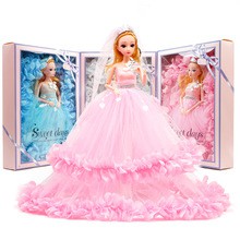 Búp Bê Barbie Mặc Váy Cưới Xinh Xắn Đáng Yêu