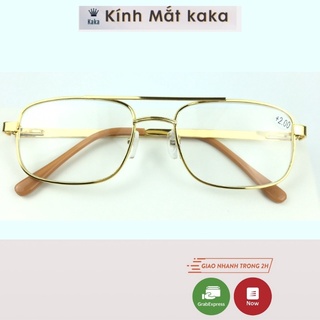 Kính lão kim loại có độ 0.5-4 độ cho người già kính viễn thị kính tuổi siêu bền đẹp