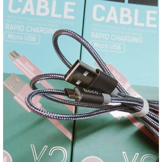 Cáp Sạc Android Bọc Dù Hoco X2 1m Siêu Bền Sạc Siêu Nhanh