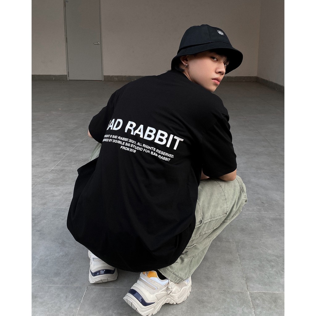 Áo Thun Unisex Bad Rabbit THE GRID 100% Cotton Local Brand Chính Hãng