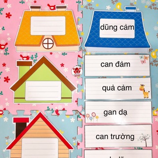 Đồ dùng dạy học Ruby - bộ ghép nhà
