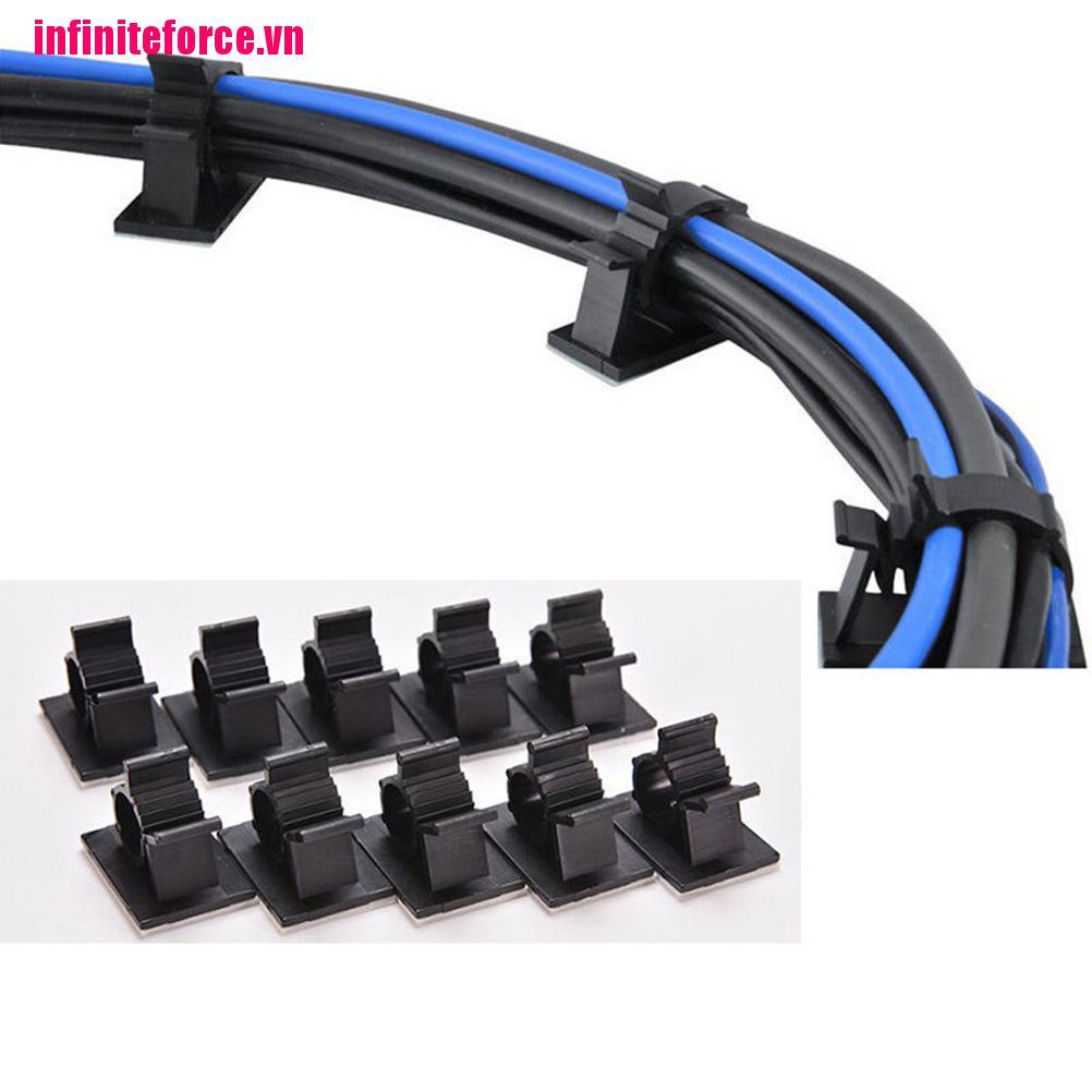 Bộ 10 Dây Cáp Màu Đen 13mm Tiện Lợi