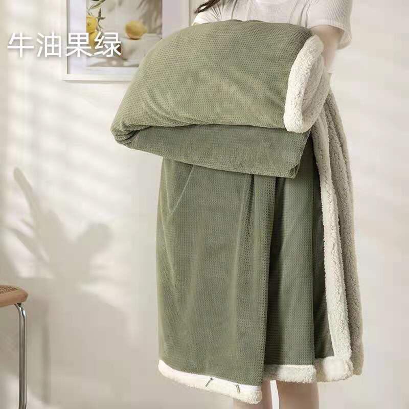 Vỏ chăn lông cừu có khoá kéo