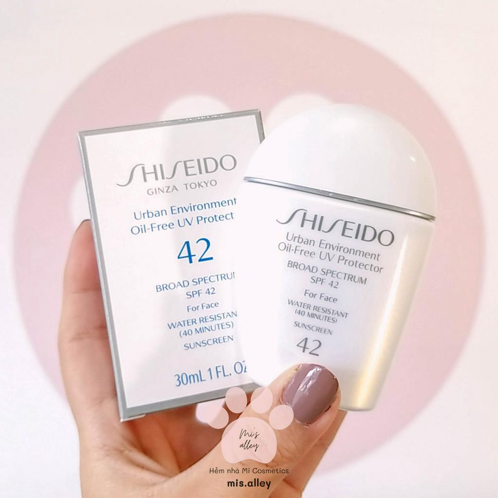 🌸Shiseido🌸Set kem chống nắng + serum Ultimune Power + kem mắt Urban Environment Daily SPF Defense | Bill US