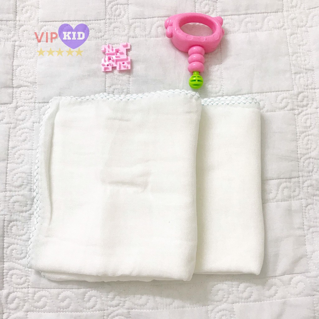 Khăn sữa Phú Đô cao cấp 2 lớp, 3 lớp an toàn cho bé Túi 10 chiếc - VIPKID