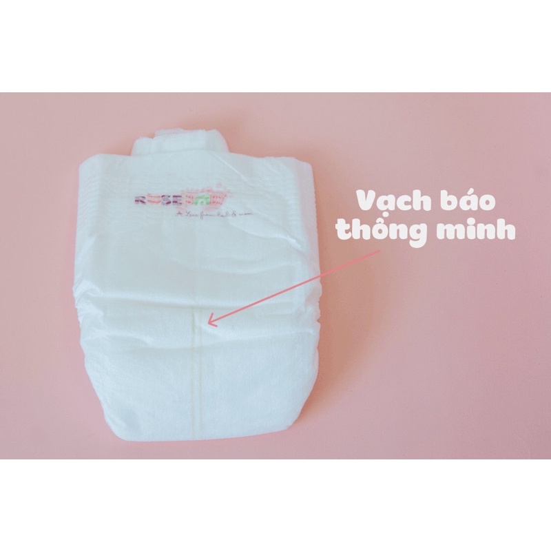 Bỉm dán Rose Baby size NB 60 miếng (&lt;5kg)