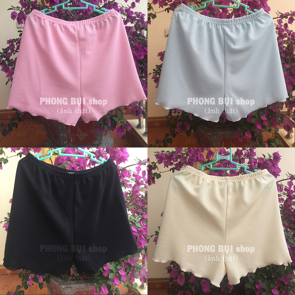 Quần Đùi Nữ Chất Lụa Xốp Mát Mẻ Thông Thoáng Thời Trang Mặc Mùa Hè Freesize Từ 40kg-60kg | BigBuy360 - bigbuy360.vn