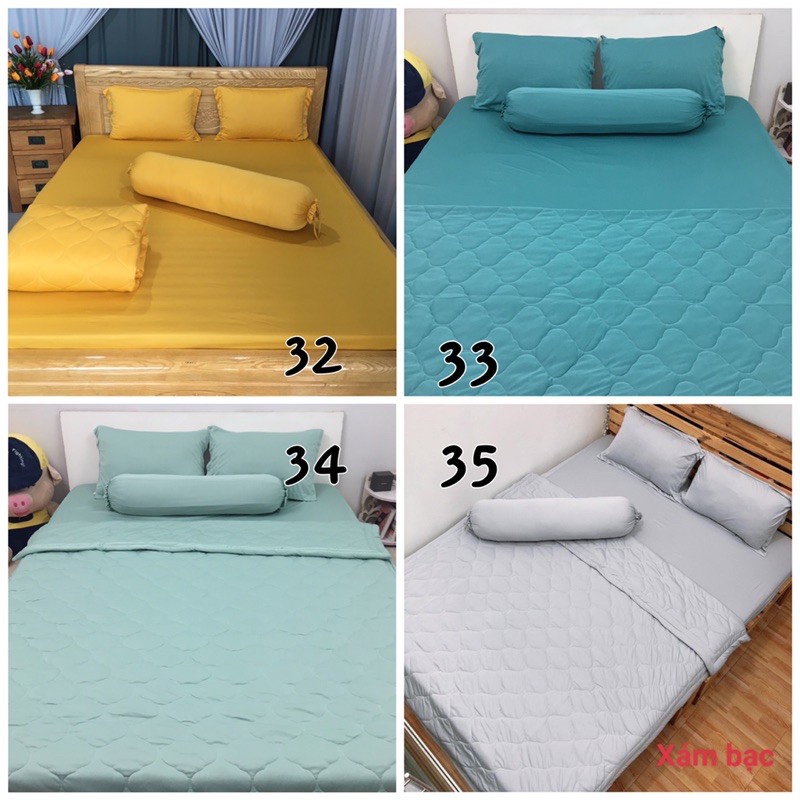 Bộ drap thun màu Hàn Quốc (4-5 món) | BigBuy360 - bigbuy360.vn