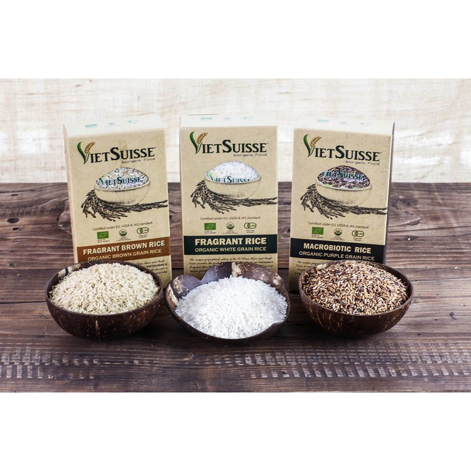 Gạo trắng hữu cơ Vietsuisse 1kg | BigBuy360 - bigbuy360.vn
