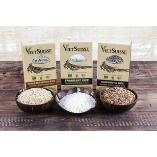 Gạo trắng hữu cơ Vietsuisse 1kg