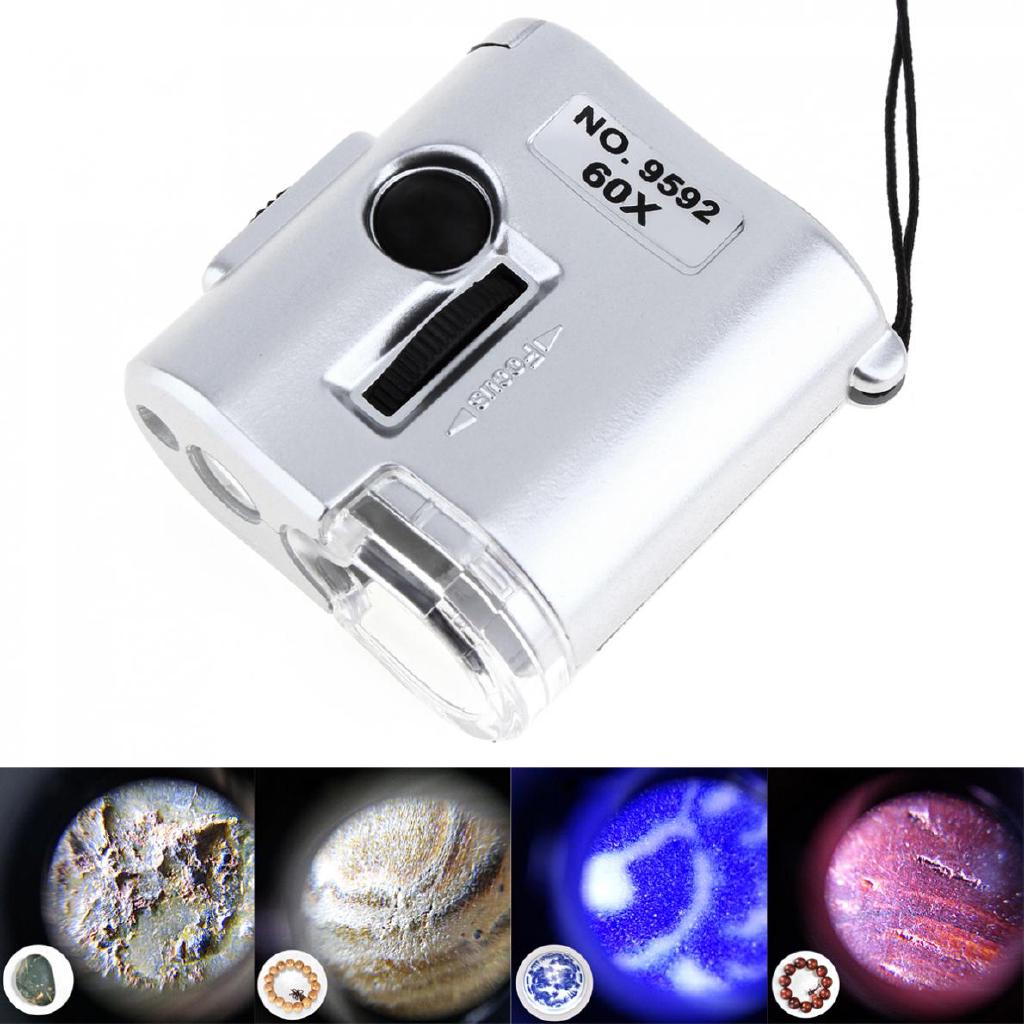 Kính hiển vi 60X mini bỏ túi