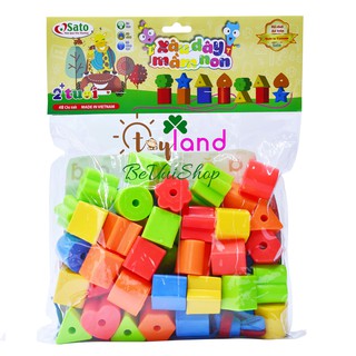 Đồ Chơi An Toàn Việt - Xâu Dây Mầm Non Sato