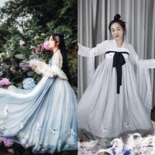 (Order) Hán phục chim hạc giá rẻ