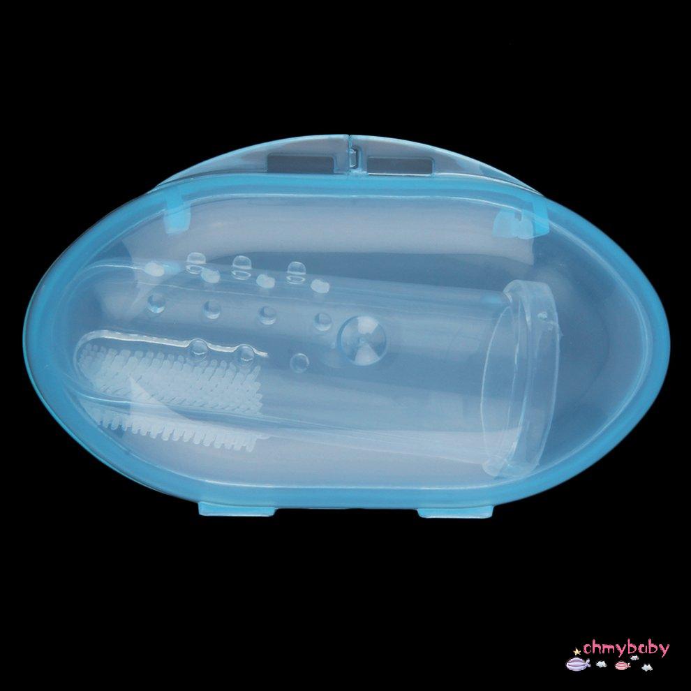 Bàn chải mát xa trẻ em Bàn chải đánh răng ngón tay silicon mềm Bàn chải đánh răng trẻ em Máy mát xa răng [8/10]