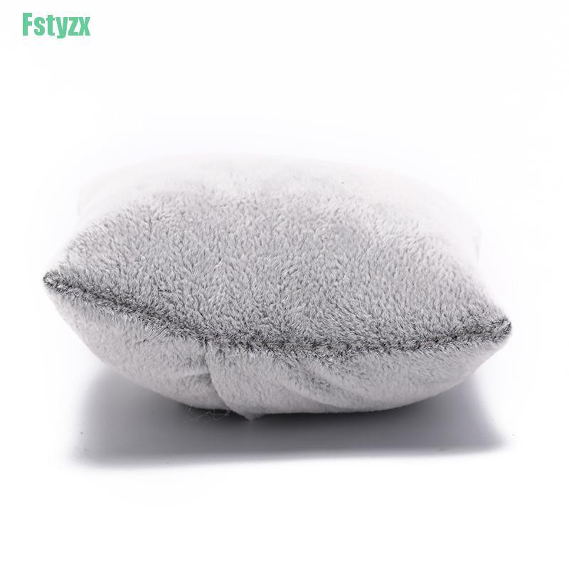 fstyzx set of 5 grey velvet watch bracelet pillows cushions for case box display