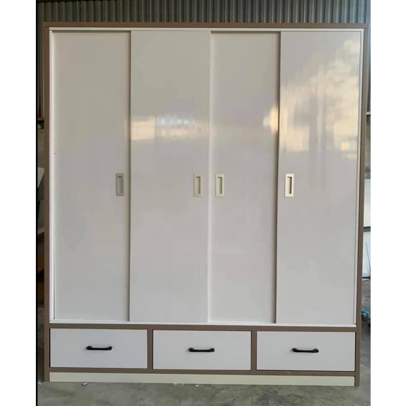 Tủ quần áo nhựa Đài Loan 4 cánh lùa – Nội thất Thành Công
