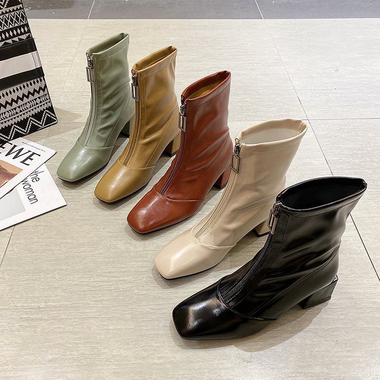 Bốt nữ vuông khóa trước (mã 907) | BigBuy360 - bigbuy360.vn