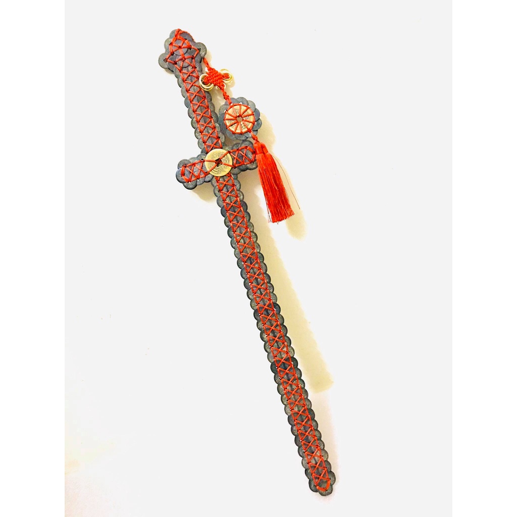 Thất tinh kim tiền bằng đồng dài 75cm