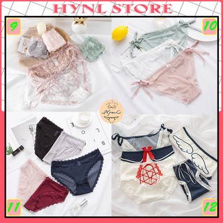 Combo quần lót nữ set 5 quần chip nữ dễ thương chất liệu bông tự nhiên xinh xắn h324