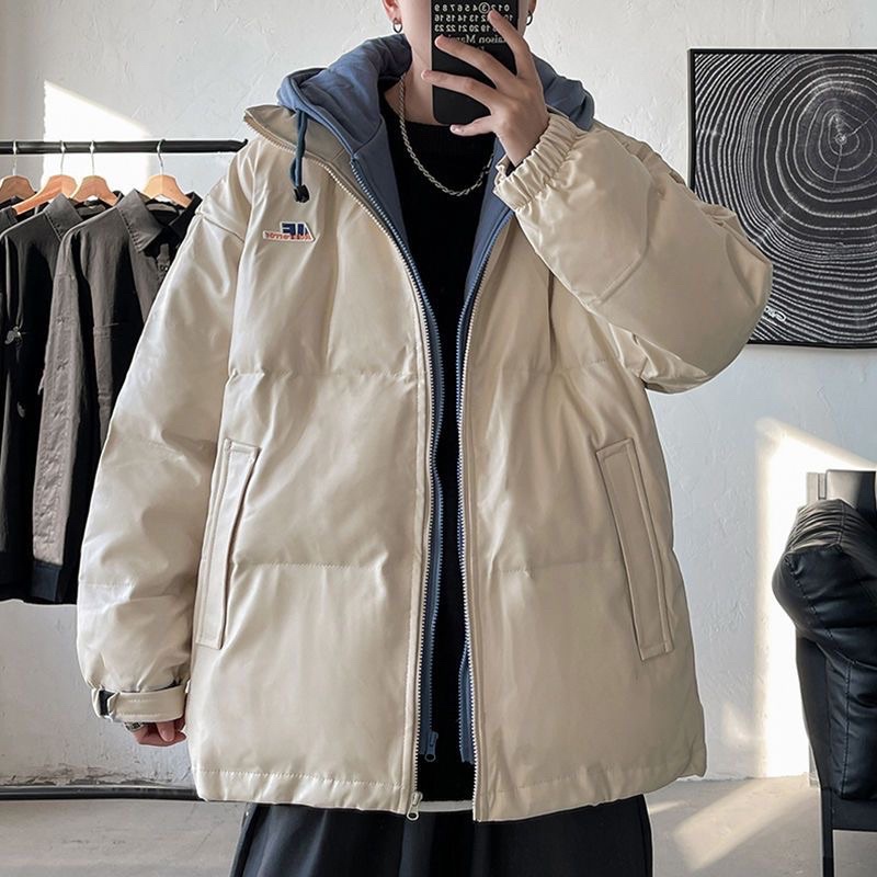 Áo Phao Nam Xuất Khẩu,Chất Siêu Đẹp, Áo Khoác Nam Da Kết Hợp Mũ Nỉ Cực Ấm Jean Store k02