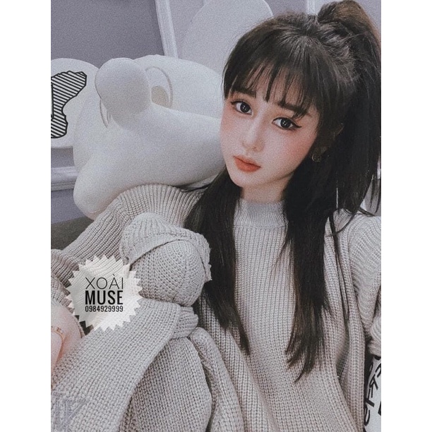 ÁO LEN DÀY DẶN FROM RỘNG GIẤU QUẦN