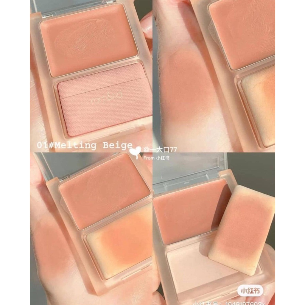 Má hồng dạng kem Romand See Througe Melting Cheek