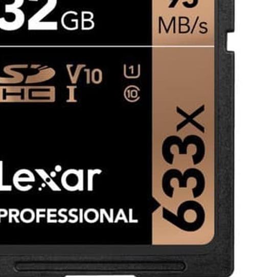 Thẻ Nhớ Chuyên Nghiệp Lexar 32gb Uhs-1 633x