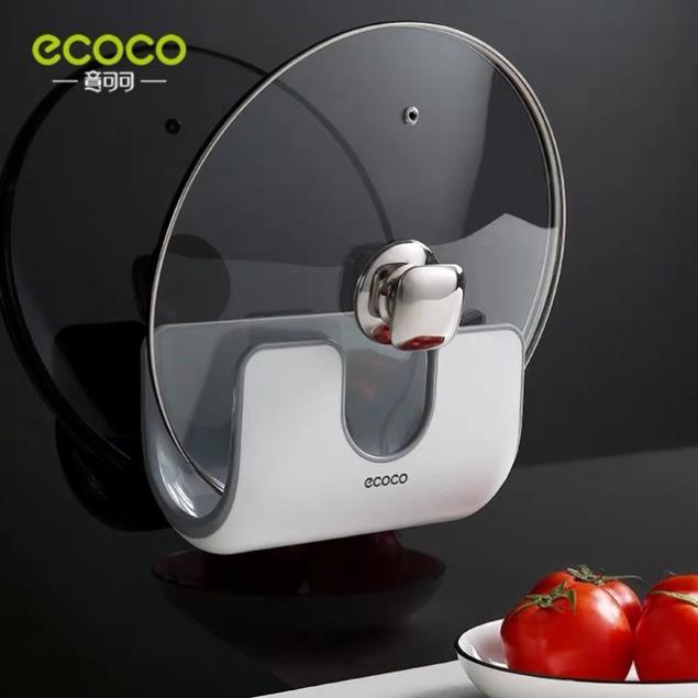 Giá cài nắp vung nồi,cài thớt,giá treo đồ nhà bếp Ecoco dán tường siêu chắc 1813