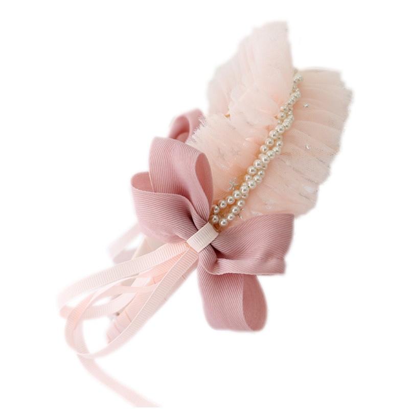 Youyo Băng Đô Hóa Trang Cô Hầu Gái Viền Ren Xếp Ly Viền Ngọc Trai Cho Nữ