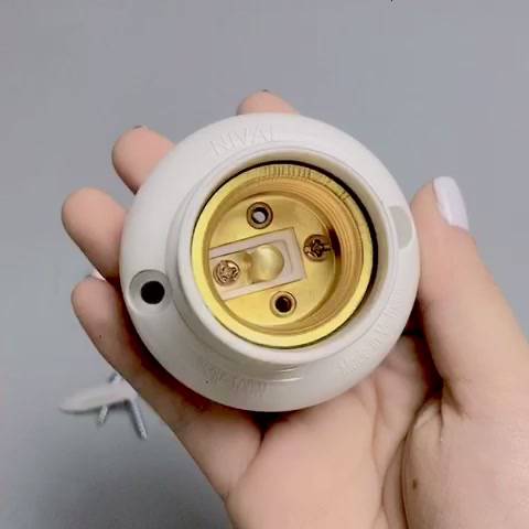 Đui đèn gắn tường chếch 45 độ HiNoki chính hãng , Đui vát E27 bảo hành 3 tháng | BigBuy360 - bigbuy360.vn