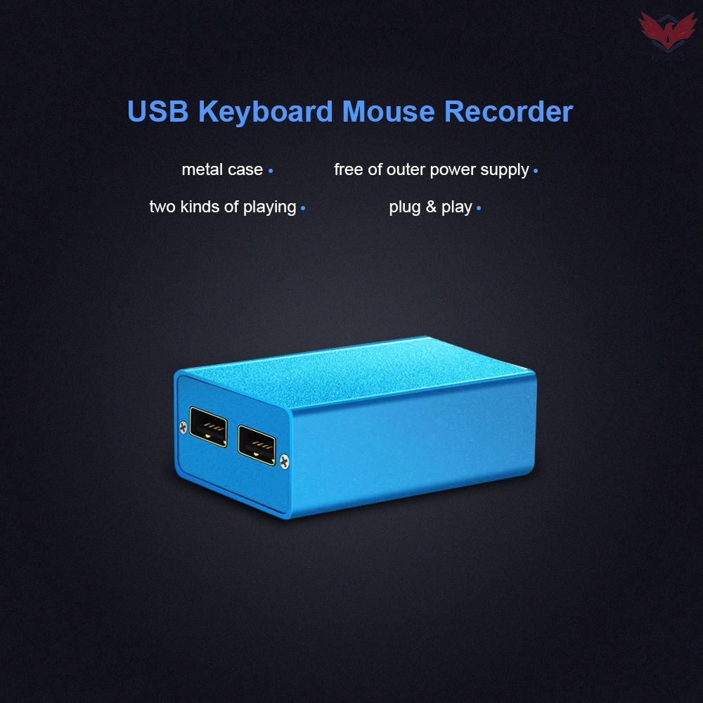 Máy Ghi Âm Tự Động Fir Usb Cho Bàn Phím Và Chuột Chơi Game Mining 2 Cổng Usb