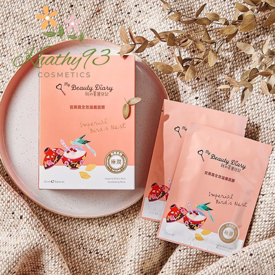 Mặt Nạ Yến Đỏ Dưỡng Ẩm My Beauty Diary Hộp 8 Miếng