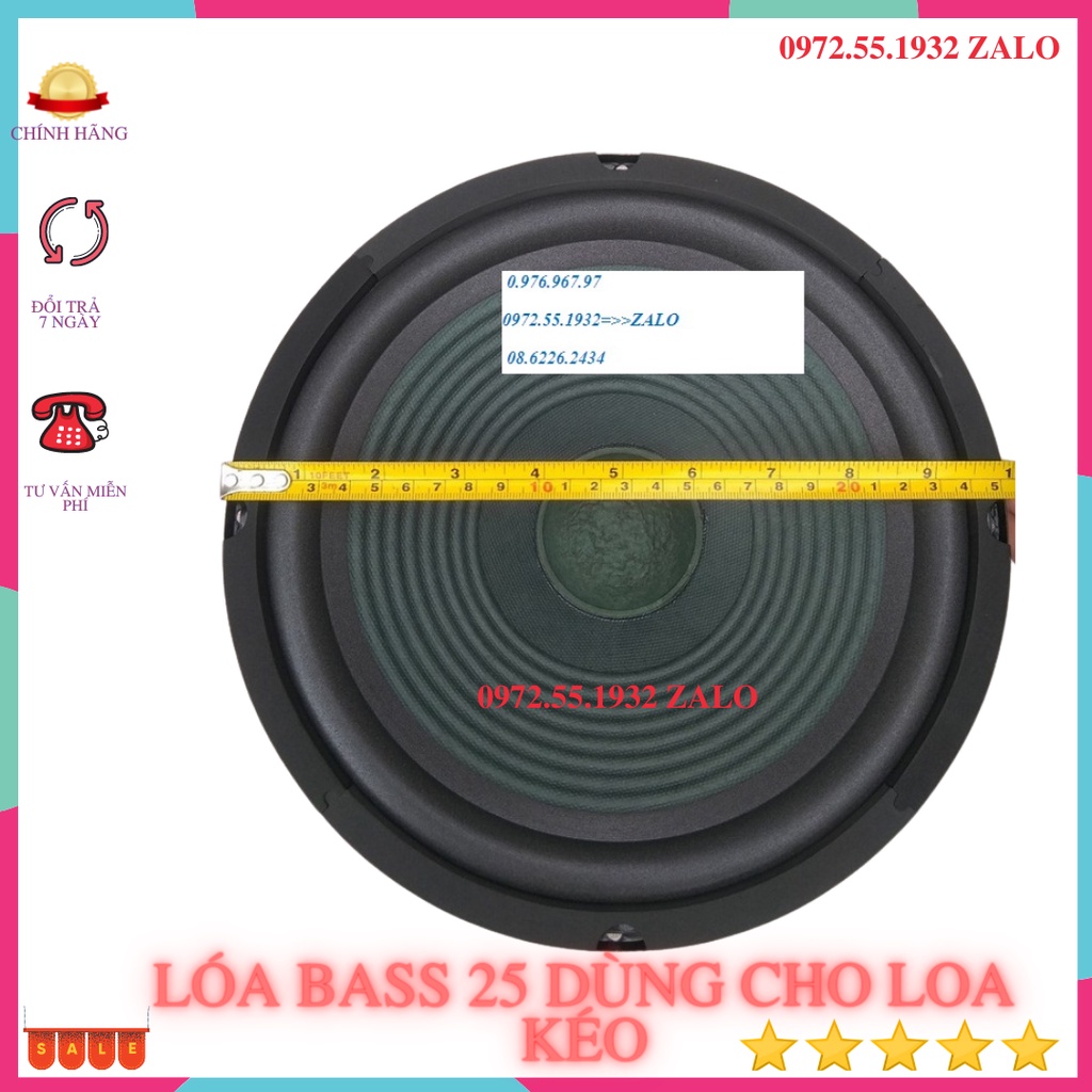 CỦ LOA BASS 25 TỪ 100 - MS1015