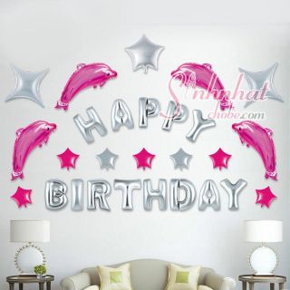 Bóng kiếng hình cá heo size 60cm