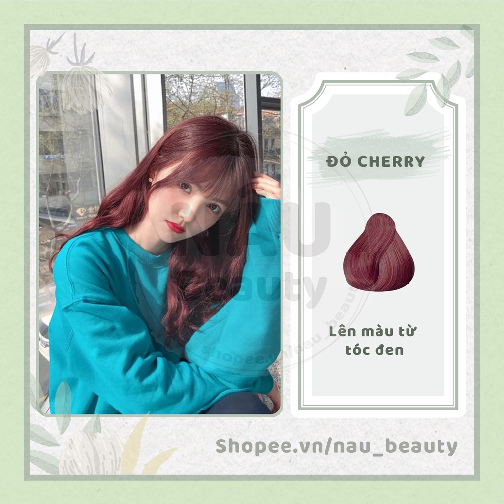 Thuốc nhuộm tóc màu đỏ cherry